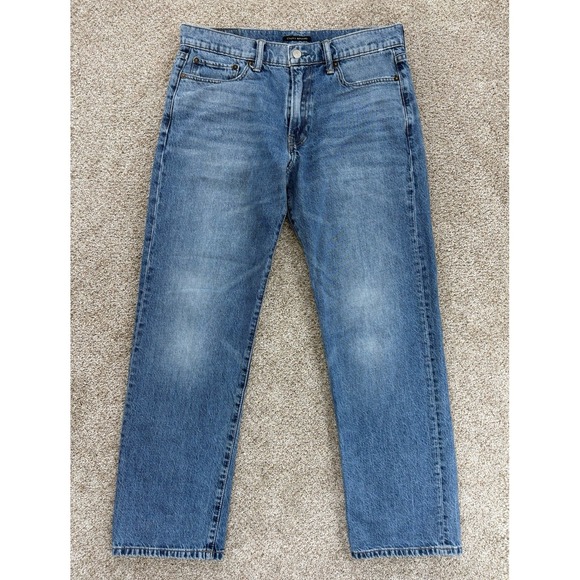 Lucky Brand Other - Lucky Brand Gilman Hemp 363 Vintage Straight Jeans Men's 32x32 Blue Hemp Cotton